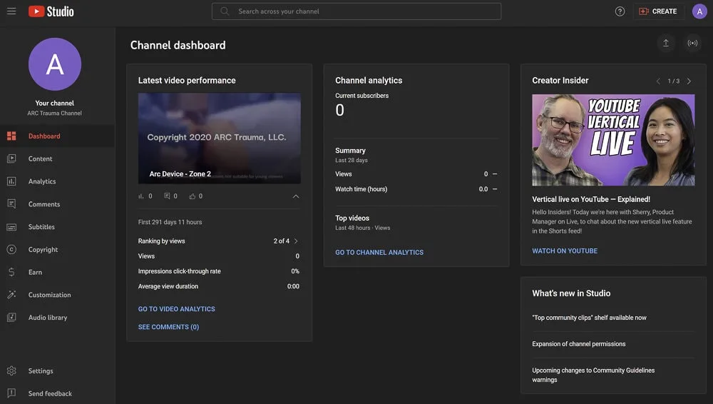 YouTube Chapters step 1