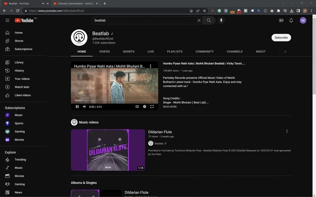 beatlab youtube channel
