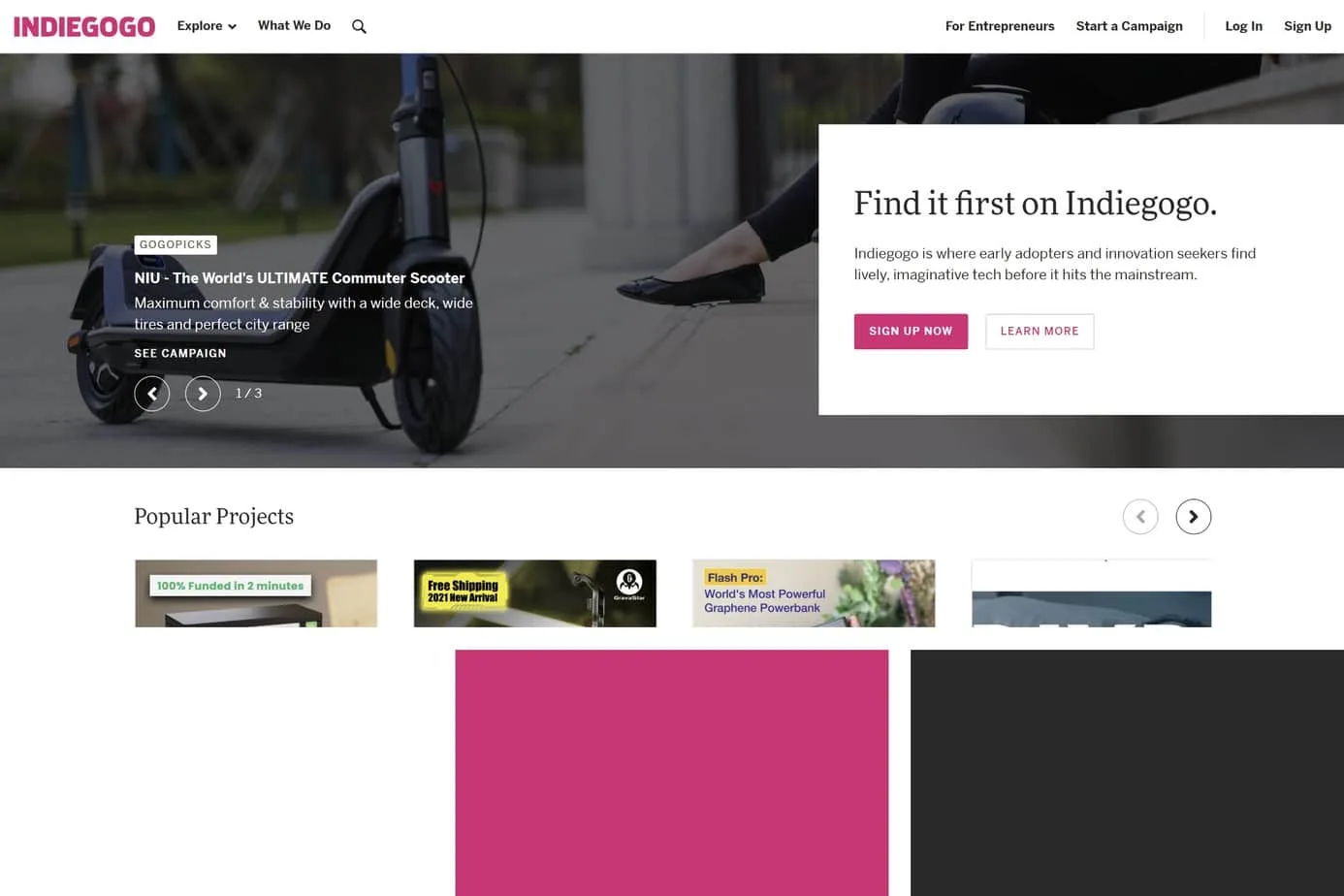 best design award indiegogo