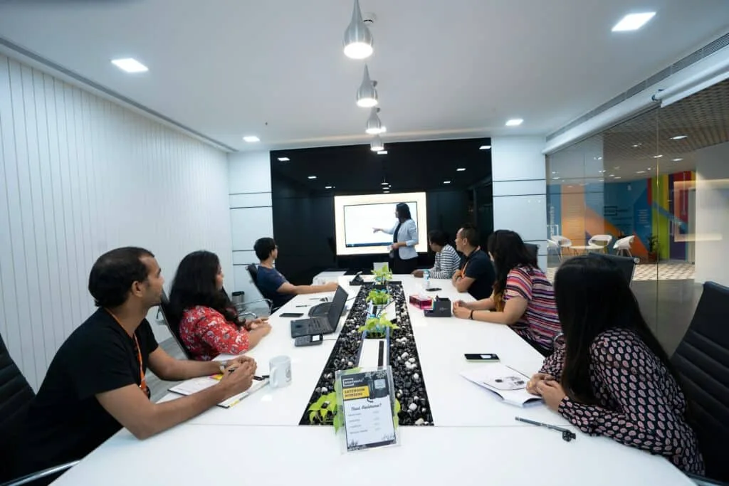 presentation in a conference meeting