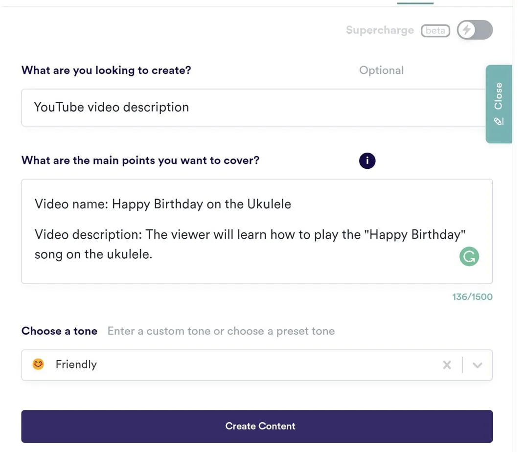 ai content creation marketing
