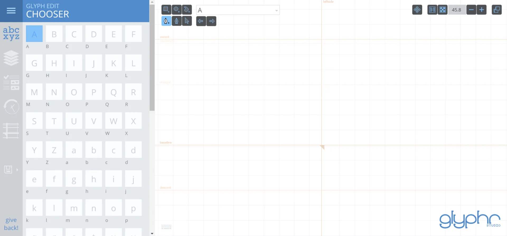 glyphr font editor