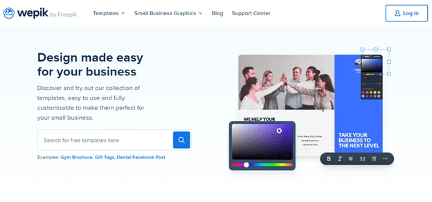 wepik graphic design platform