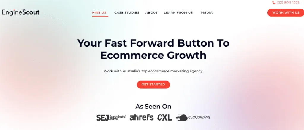 Engine Scout homepage