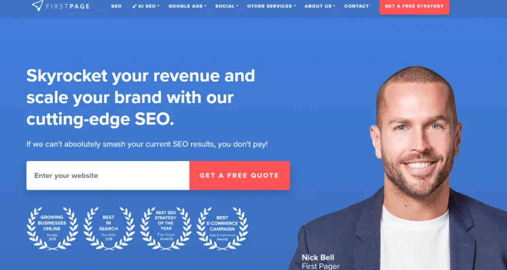 First page digital home page