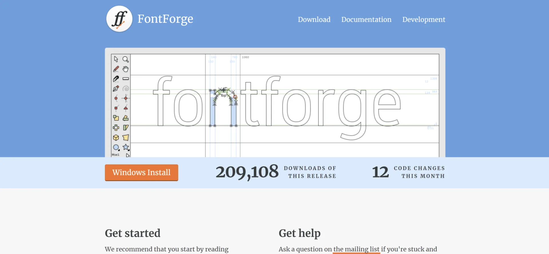 fontforge custom font creator