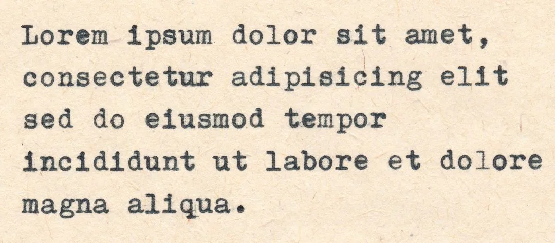 Latin filler copy text