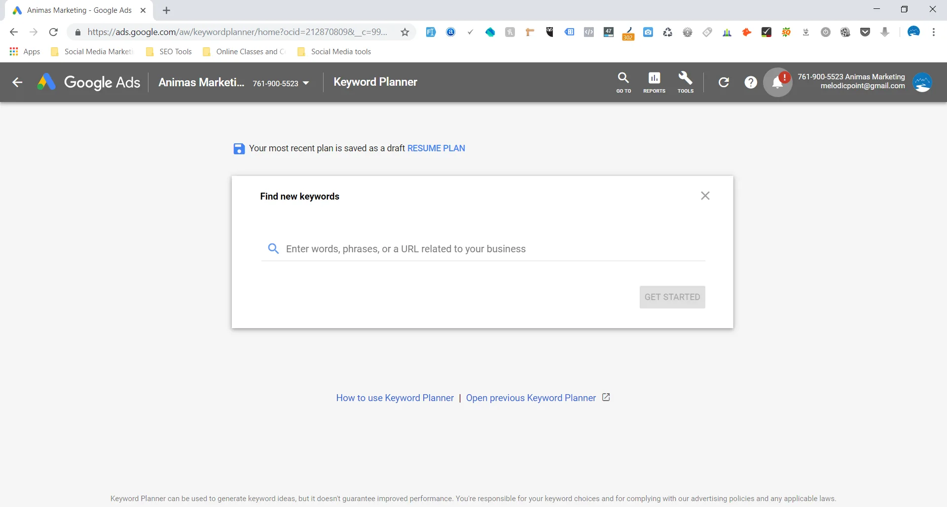 seo tool for search terms