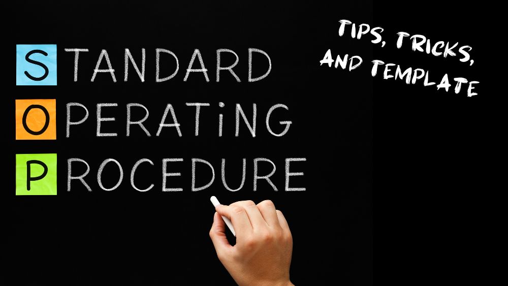 SOP Format- Standard Operating Procedure Format Examples and Tips